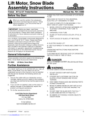 Land Pride Treker NT Series Assembly Instructions Manual