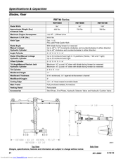 Land Pride Rear Blades RBT40108 Specification Sheet