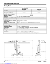 Land Pride Rear Blades RBT45108 Specification Sheet