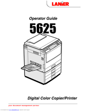 Lanier 5625 Operator's Manual