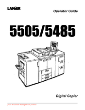 Lanier 5505 Operator's Manual
