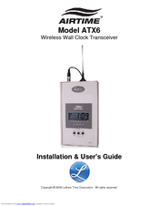 Lathem AirTime ATX6 Installation & User Manual