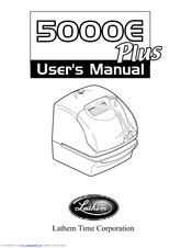 Lathem 5000E Plus User Manual