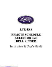 Lathem LTR-RSS Installation & User Manual