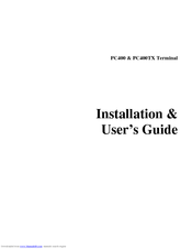 Lathem PayClock PC400TX Installation & User Manual