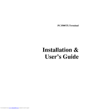 Lathem PC3500TX Installation & User Manual