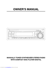 Legacy Car CD Player Owner's Manual