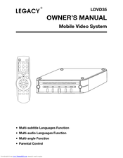 Legacy LDVD35 Owner's Manual