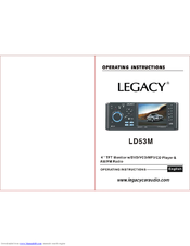 Legacy LEGACY LD53M Operating Instructions Manual
