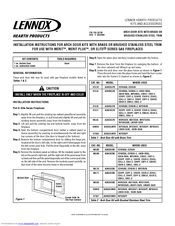 Lennox Hearth Products ADK22CMBS Installation Instructions