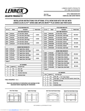 Lennox Hearth Products Merit Plus Series APDL35C Installation Instructions