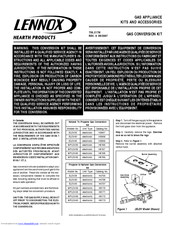 Lennox Hearth Products MPLDV30 Manual