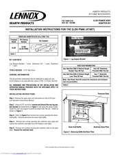 Lennox Hearth Products Power Vent Kit LPVK-110 Installation Instructions