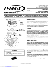 Lennox Hearth Products SV4.5CTS Series Installation Manual