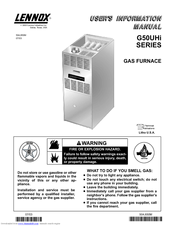 Lennox G50UHi Series User's Information Manual