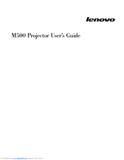 Lenovo M500 User Manual