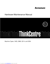 Lenovo ThinkCentre 3425 Hardware Maintenance Manual