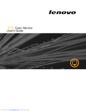 Lenovo E75 User Manual