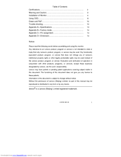 Lenovo LXH-GJ769F4 User Manual