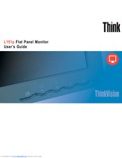 Lenovo ThinkVision L151p User Manual