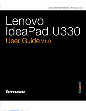 Lenovo IdeaPad U330 User Manual