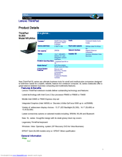Lenovo ThinkPad SL500 NRJAK Series Product Details