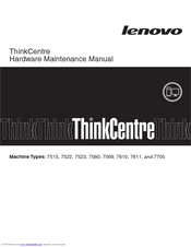 Lenovo ThinkCentre 7799 Hardware Maintenance Manual