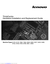 Lenovo ThinkCentre 6179 Hardware Installation Manual
