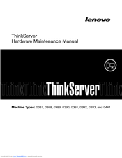 Lenovo THINKSERVER 389 Hardware Maintenance Manual