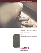 Lennox Elite OHR23 Down-flow/Horizontal Brochure & Specs