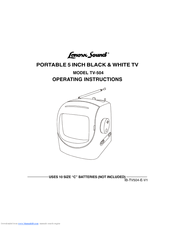 Lenoxx Lenoxx Sound TV-504 Operating Instructions Manual