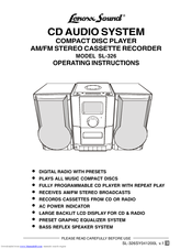 Lenoxx Lenoxx Sound SL-326 Operating Instructions Manual