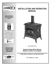 Lennox Spectra CI1000HT Installation And Operation Manual