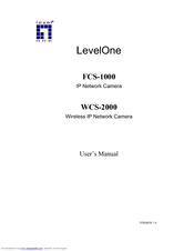 LevelOne WCS-2000 User Manual