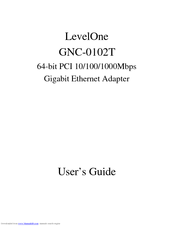 LevelOne GNC-0102T User Manual