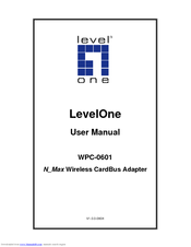 LevelOne WPC-0601 User Manual