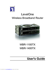 LevelOne WBR-1100TX User Manual