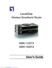 LevelOne WBR-1400TX User Manual