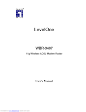 Levelone WBR-3407 User Manual