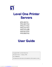 LevelOne FPS-2101TXU User Manual