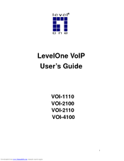 LevelOne VOI-2110 User Manual