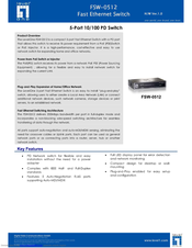 LevelOne FSW-0512 Specification Sheet