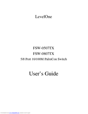 LevelOne FSW-0807TX User Manual