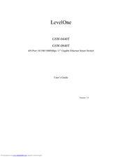 LevelOne OfficeCon GSW-0440T User Manual