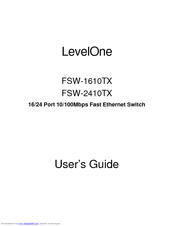 LevelOne FSW-2410TX User Manual