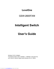 LevelOne GSW-2600TXM User Manual