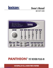Lexicon PANTHEON Owner's Manual