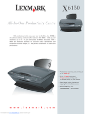 Lexmark X6150 Product Sheet