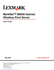 Lexmark 14S0165 - MarkNet N8050 Print Server User Manual