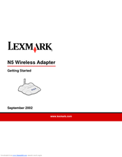 Lexmark N5 Getting Started